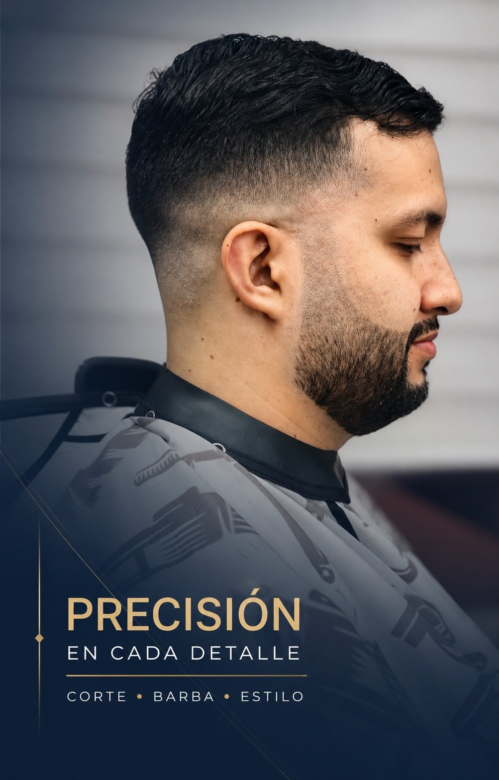 Corte de cabello con acabado de precisión